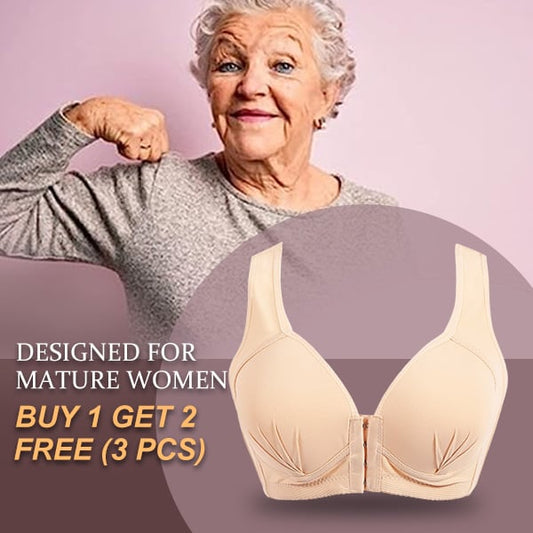??Front Closure Wireless Support Bra