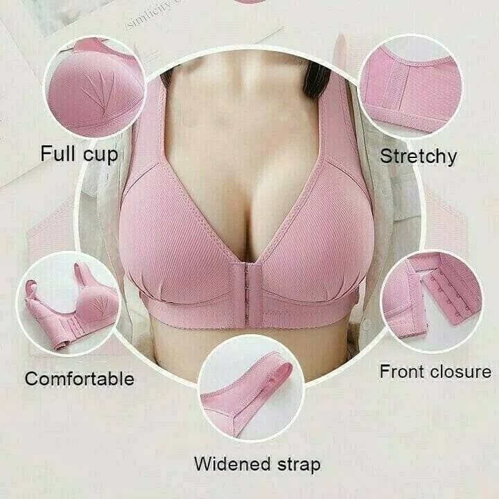 ??Front Closure Wireless Support Bra