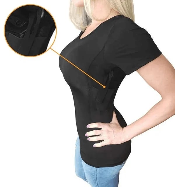 ?? Last day 41% OFF-MEN/WOMEN'S CONCEALED LEATHER HOLSTER T-SHIRT(BUY 2 FREE SHIPPING)