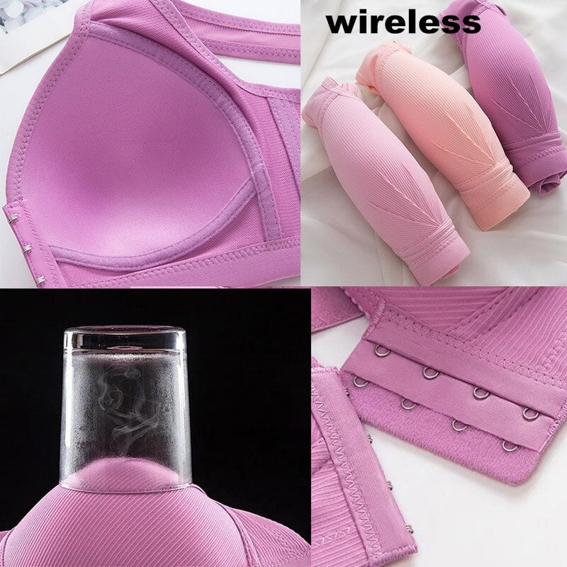 ??Front Closure Wireless Support Bra