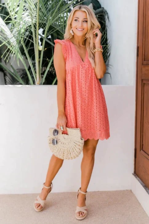 ??Current sales 49% off??2 IN 1 SUMMER DRESS WITH SHORTS AND BUILT-IN POCKETS