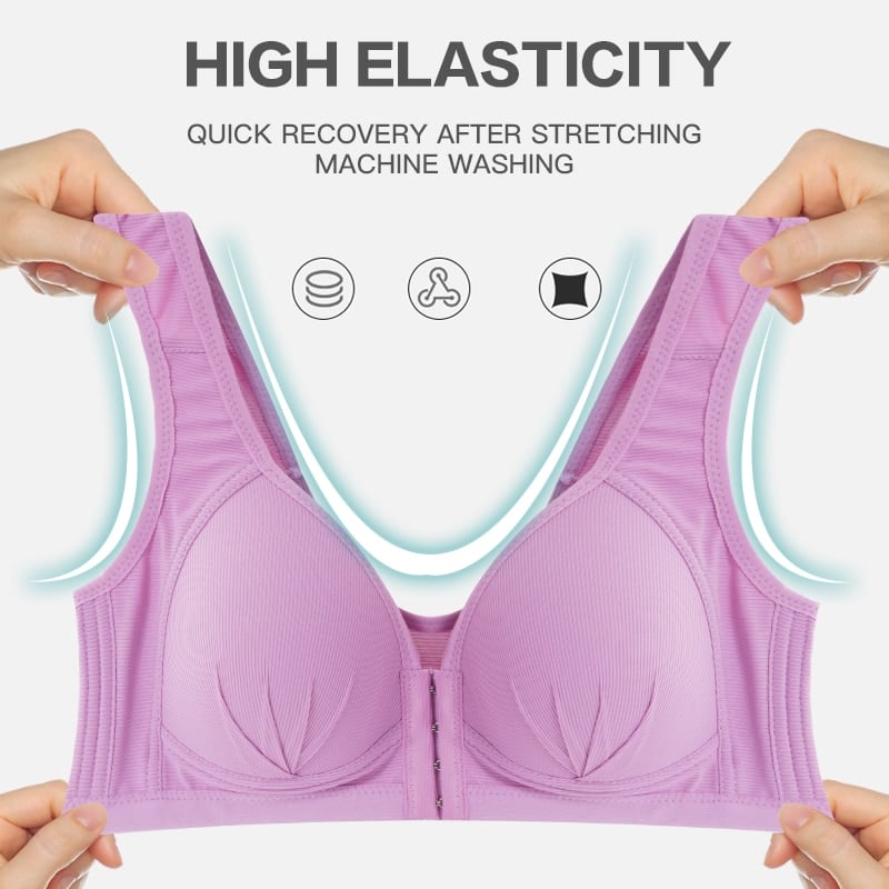 ??Front Closure Wireless Support Bra
